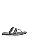 Valentino Rockstud T-strap Flat Slide Sandals