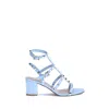 Valentino Rockstud Sandals In Blue