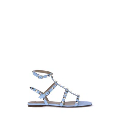 Valentino Garavani Rockstud Sandals In Black