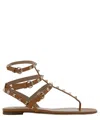 Valentino Thong | Rockstud | T. 05 | Vitello/nappa In Brown