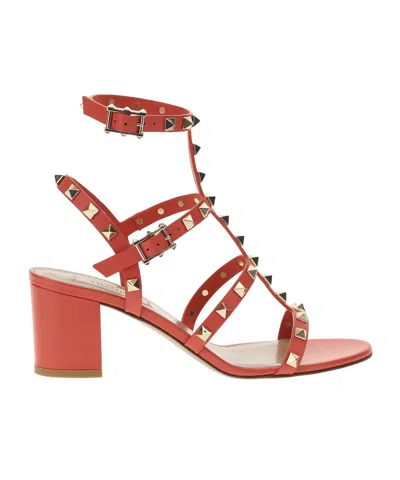 Valentino Garavani Rockstud Sandals In Multicolor
