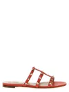 Valentino Rockstud Flat Sole Open Toe Sandals