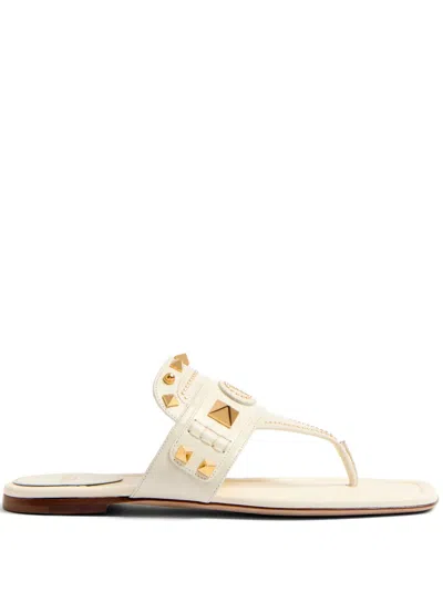 VALENTINO GARAVANI PLASTER CASTER THONG SANDALS