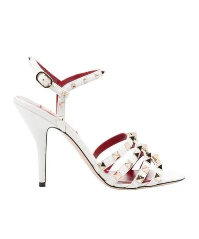 Valentino Garavani Rockstud Sandals In White