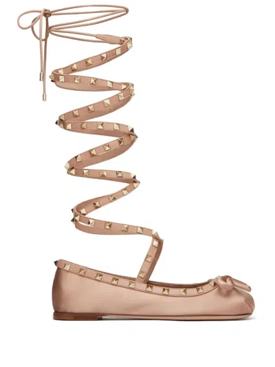 Valentino Garavani Flats In Rosecannelle