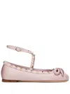 Valentino 'patent Leather Rockstud In Pink