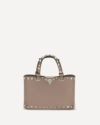 Valentino Garavani Rockstud Shopping Mini Handbag In Pink