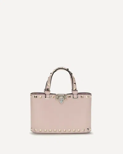 Valentino Garavani Rockstud Shopping Mini Handbag In Pink