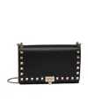 Valentino Rockstud Crossbody Bag In Black