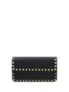 Valentino Studded Leather Shoulder Bag In Nero