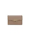 Valentino Garavani Women Rockstud Small Leather Shoulder Bag In Powder