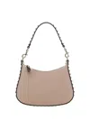 Valentino Rockstud Shoulder Bag In Powder