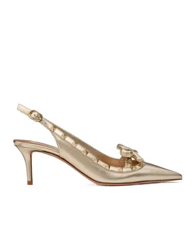 VALENTINO GARAVANI VALENTINO GARAVANI ROCKSTUD POINTED-TOE SLINGBACK PUMPS
