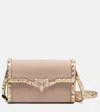 Valentino Rockstud Small Canvas Crossbody Bag