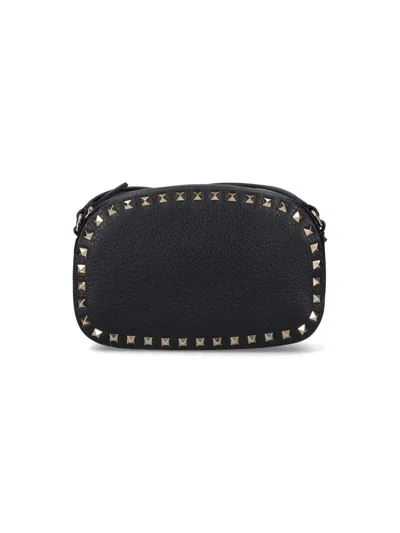 Valentino Garavani 'rockstud' Small Crossbody Bag In Black