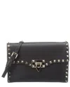 Valentino Rockstud Small Shoulder Bag In Black