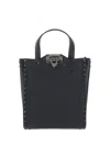 Valentino Tote Bag In Nero
