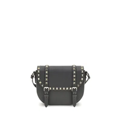 VALENTINO GARAVANI ROCKSTUD SMALL MESSENGER SHOULDER BAG