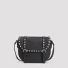 Valentino Small Rockstud Shoulder Bag In Black