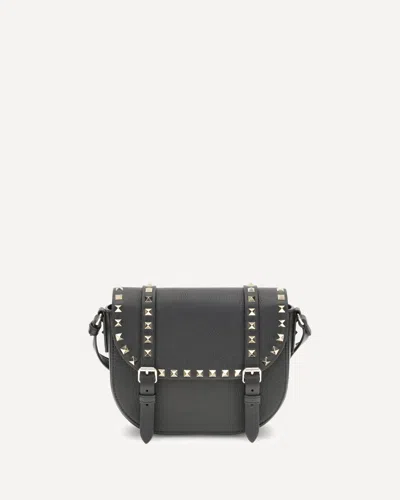 VALENTINO GARAVANI ROCKSTUD SMALL MESSENGER SHOULDER BAG