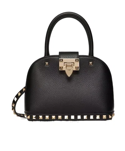 VALENTINO GARAVANI VALENTINO GARAVANI ROCKSTUD FOLDOVER TOP TOTE BAG