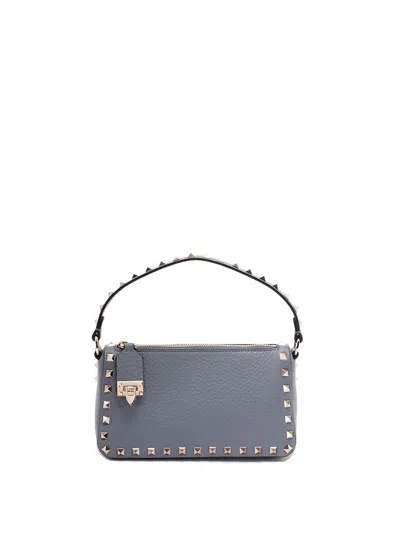 Valentino Garavani Small Rockstud Tote Bag In Purple