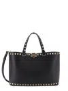 Valentino Rockstud Small Tote  Garavani Leather Bag