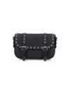Valentino Large Rockstud Messenger Bag With Adaptable Strap In Black  