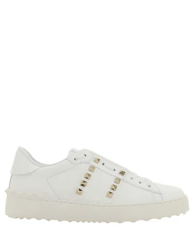 Valentino Garavani Rockstud Sneakers In White