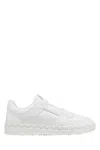 Valentino Leather Freedots Sneakers Studded Detailing In White