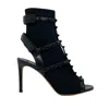 Valentino Rockstud Sock Heel Sandals In Black