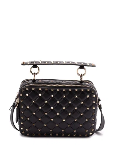 Valentino Garavani Rockstud Spike Cross Body Bag In Black