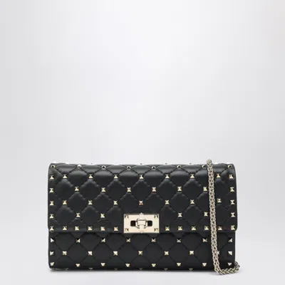 Valentino Garavani Rockstud Spike Crossbody Bag Black