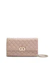Valentino Rockstud Spike Crossbody Clutch Bag In Pink