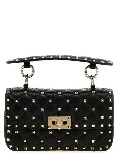 Valentino Garavani Rockstud Spike Hand Bags Black