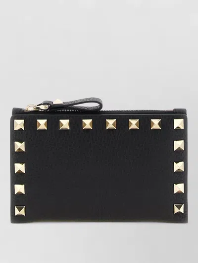 Valentino Garavani Rockstud Spike Leather Clutch Bag