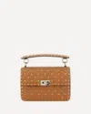 Valentino Rockstud Spike Leather Shoulder Bag