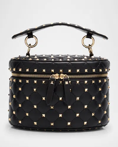 VALENTINO GARAVANI ROCKSTUD SPIKE TOP-HANDLE VANITY BAG
