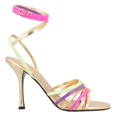 Valentino Garavani Valentino Rockstud Strappy Sandals In Multi