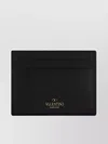 Valentino Rockstud Stud Embellished Leather Card Holder
