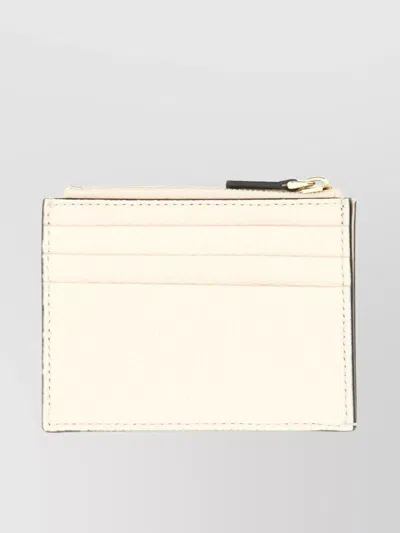 Valentino Garavani Rockstud Studded Design Wallet In Neutral