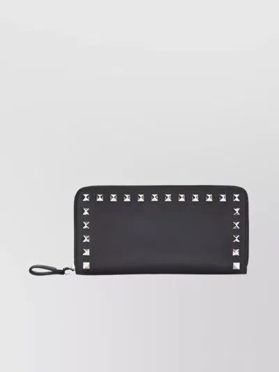Valentino Garavani Rockstud Studs Leather Wallet