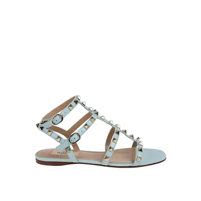 VALENTINO GARAVANI ROCKSTUD T05 FLATS SANDALS