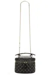 Valentino Rockstud Top Handle Bag In Nero