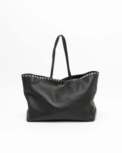 Valentino Garavani Valentino Rockstud Tote In Black