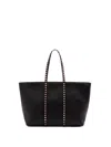 Valentino Small Calfskin Tote Studs