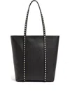 Valentino Rockstud Tote Bag In Black