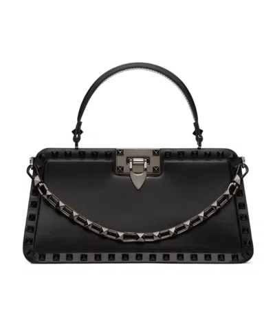 Valentino Garavani Rockstud Tote Bag In Black