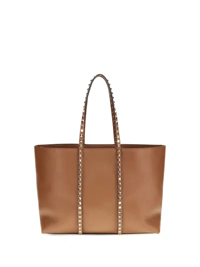 Valentino Garavani Rockstud Tote Bag In Blue
