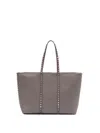 Valentino Rockstud Mini Tote Handbag In Gray